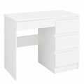 Schreibtisch – 96 × 50 × 76 cm, mit Schubladen, für Wohnzimmer und Schlafzimmer