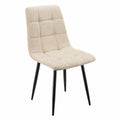 Esszimmerstühle – 4er-Set, Beige