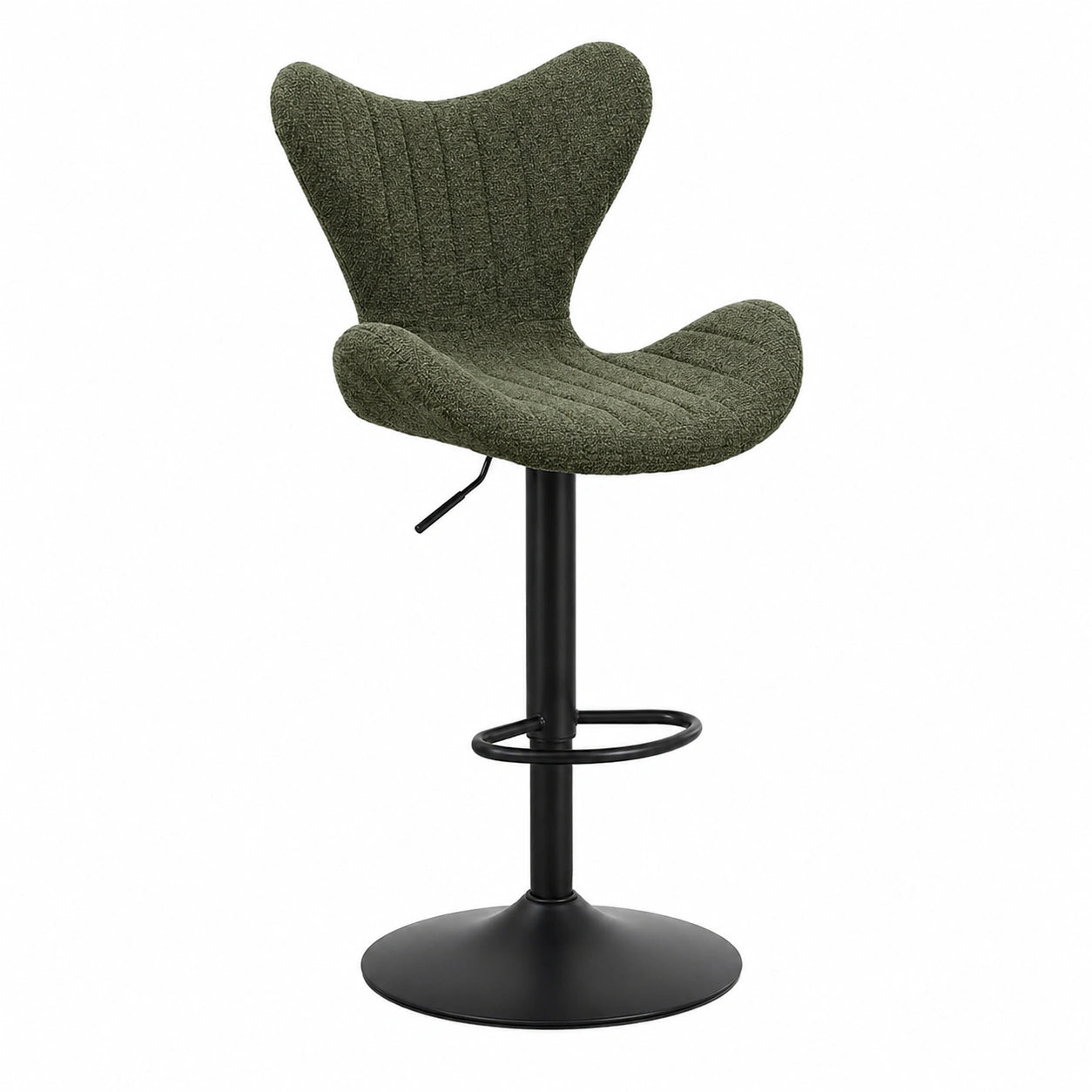 Barhocker – 2er-Set, drehbar, höhenverstellbar, Grün