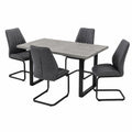 Esszimmerstühle – 4er-Set, mit Rückenlehne, für Esszimmer, Küche und Wohnzimmer